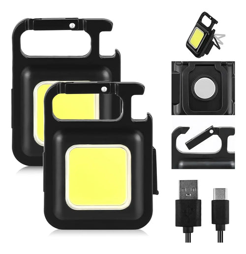 2x1 Llavero Linterna Led Recargable