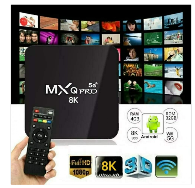 Tv Box MXQPRO 8K + 900 Canales