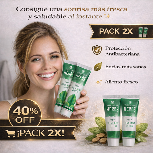 Pack2 Pasta Dental HGW - Sin Flúor