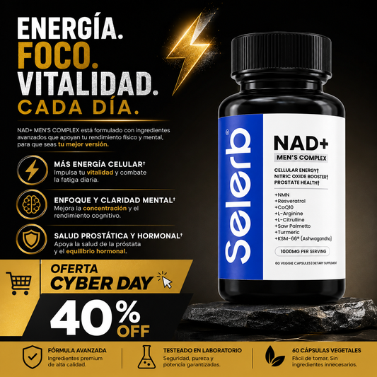 SELERB NAD MEN´S COMPLEX 60 CAPSULAS