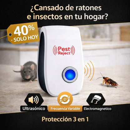 Repelente Eléctrico Para Ratones e Insectos