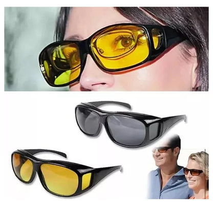 2X1 LENTES HD Visión Dia  y Noche para conducir