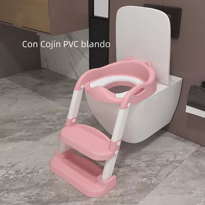 Adaptador Baño con Escalera para Niños