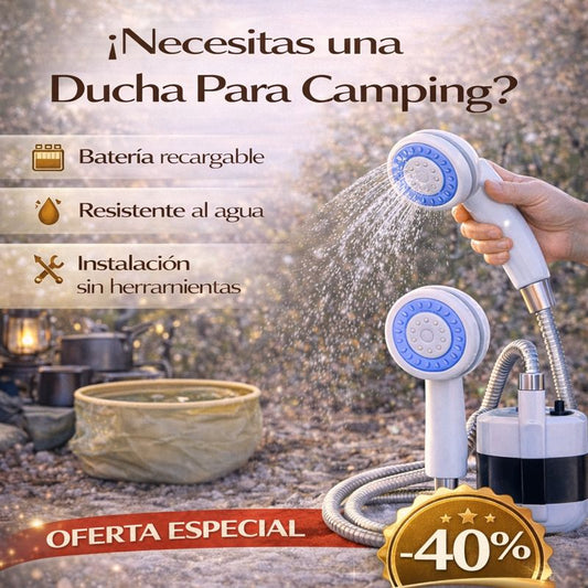 Ducha Portátil para Camping o Exteriores