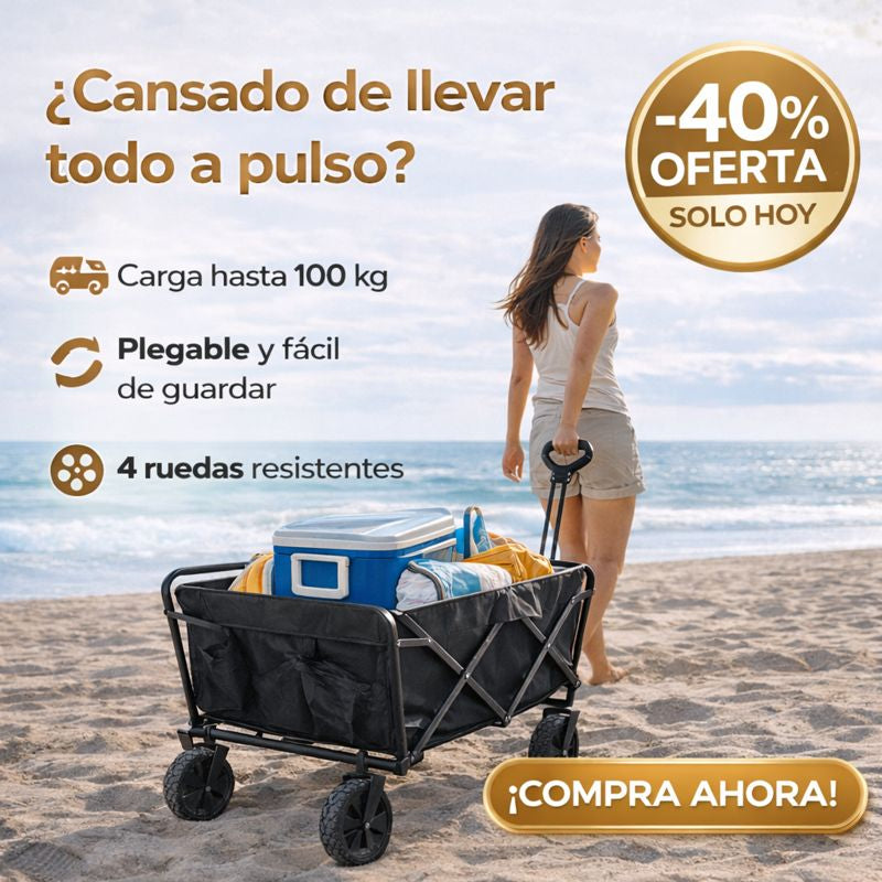 Carrito Plegable Multiuso 100 kg